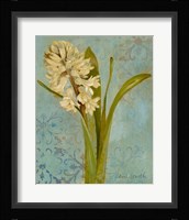 Hyacinth on Teal I Fine Art Print
