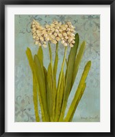 Hyacinth on Teal II Fine Art Print