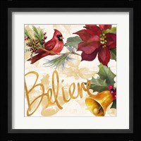 Christmas Poinsettia IV Framed Print