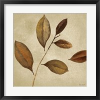 Antiqued Leaves I Fine Art Print