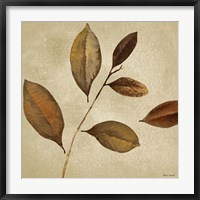 Antiqued Leaves I Fine Art Print