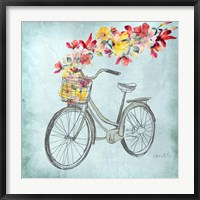 Floral Day Bike I Fine Art Print