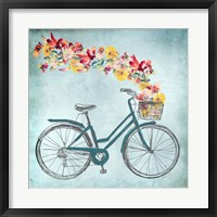 Floral Day Bike II Fine Art Print