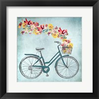 Floral Day Bike II Fine Art Print