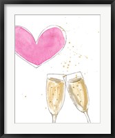 Champagne Heart Fine Art Print