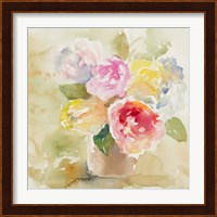 Graceful Bloom Basket Fine Art Print