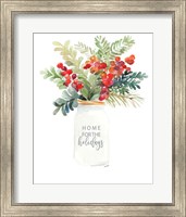 Christmas Mason Jar Fine Art Print