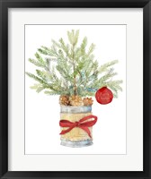 Merry Christmas Fir Tree Fine Art Print