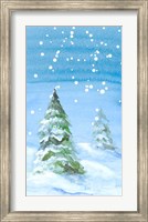 Snowy Pines Fine Art Print
