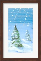Snowy Pines Fine Art Print