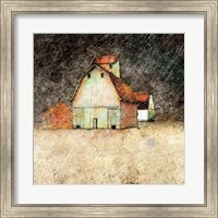Stormy Farm Evening Fine Art Print