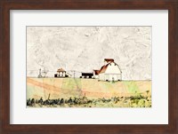 White Barn in the Field Fine Art Print
