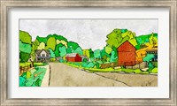Sunny Side of Town Fine Art Print