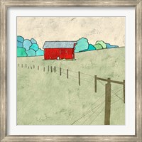 Little Red Barn Fine Art Print