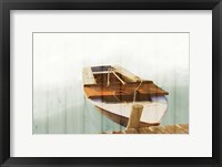 Boat with Textured Wood Look II Fine Art Print