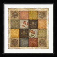 Color Swatch Blossom II Framed Print