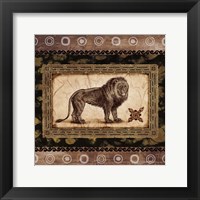 African Expression Square II Framed Print
