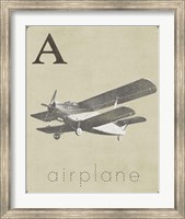 A is for Airplane Fine Art Print