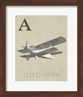 A is for Airplane Fine Art Print