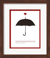 Sharing an Umbrella Fine Art Print