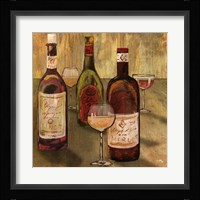 Bottle of Wine I Framed Print
