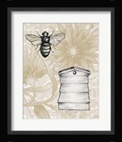Bee Hives II Framed Print