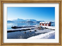 Fishing Dock on the Fjord Fine Art Print