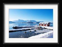 Fishing Dock on the Fjord Fine Art Print