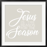Jesus is the Reason for the Season Fine Art Print
