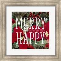 Merry and Happy Fine Art Print