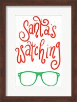 Santa's Watching Fine Art Print