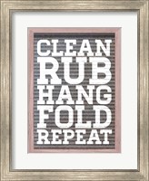 Clean and Repeat Fine Art Print