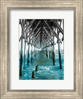 Teal Dock I Fine Art Print