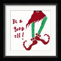 Holiday Legs I Framed Print