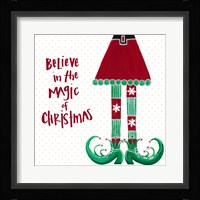 Holiday Legs II Framed Print