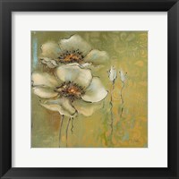 The Green Flowers I Framed Print