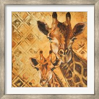 Safari Mother and Son I Fine Art Print