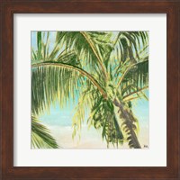 Bright Coconut Palm II Fine Art Print