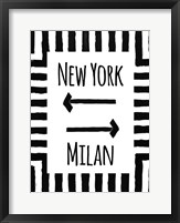 NY or Milan Fine Art Print