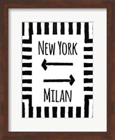 NY or Milan Fine Art Print