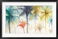 Watercolor Summer Palms Fine Art Print