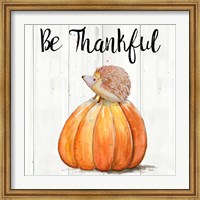 Be Thankful Harvest Hedgehog II Fine Art Print