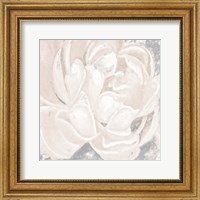 White Grey Flower I Fine Art Print