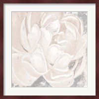 White Grey Flower I Fine Art Print