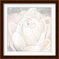 White Grey Flower II Fine Art Print