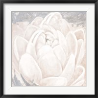 White Grey Flower II Fine Art Print