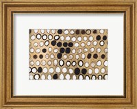African Circles with Gold Fine Art Print