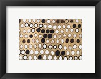 African Circles with Gold Fine Art Print