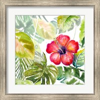 Hibiscus on Selva Fine Art Print