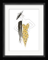 Fashion Sketch III Framed Print